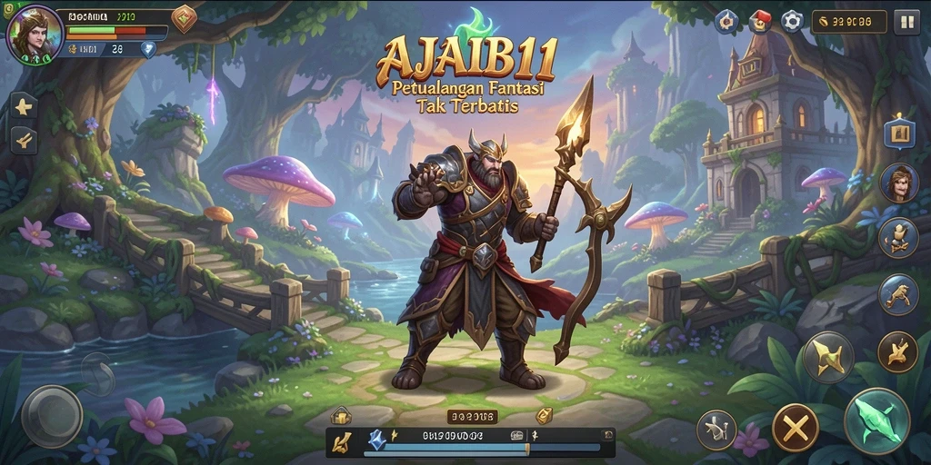 Gameplay AJAIB11 yang memukau di dunia fantasi.