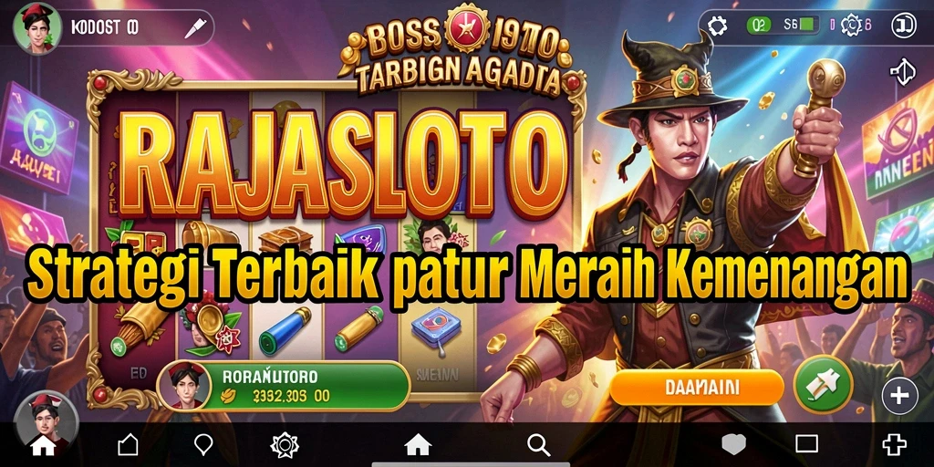Screenshot gameplay RAJASLOTO yang menampilkan strategi dan rintangan menarik.