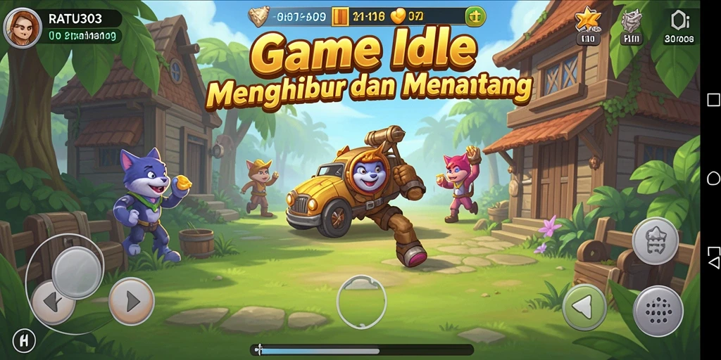 Tampilan gameplay RATU303 yang menarik dan interaktif dalam kategori Idle.